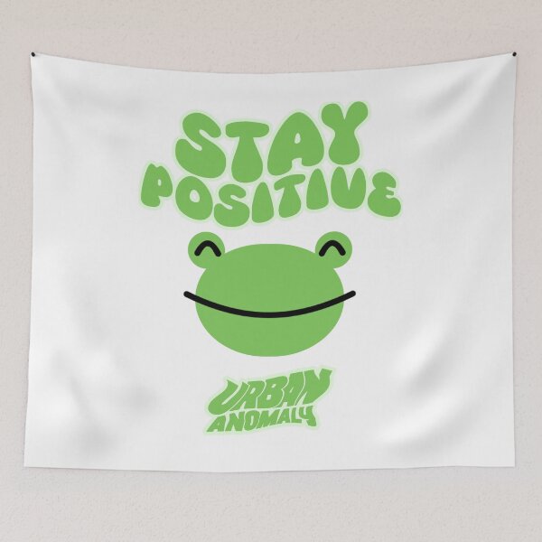 Item preview, Stay Positive Frog designed and sold by Urban Anomaly.