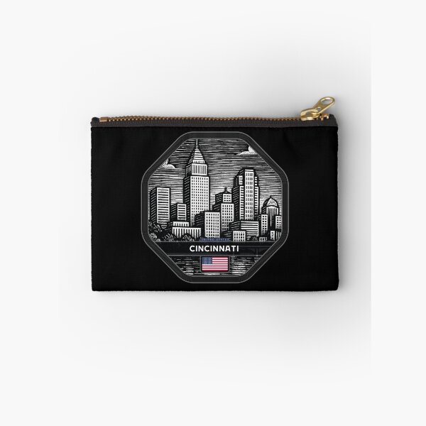 Item preview, Cincinnati USA Linocut Style  designed and sold by Thistle-TShop.