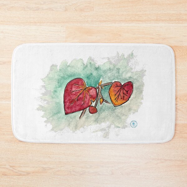 Item preview, Heart Leaf Waterclour designed and sold by RiahRenArt.
