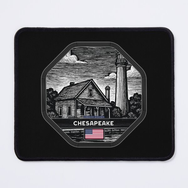 Item preview, Chesapeake USA Linocut Style designed and sold by Thistle-TShop.