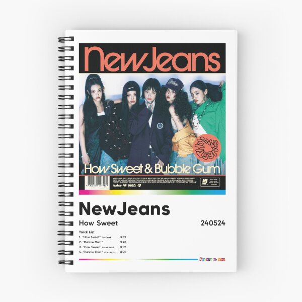 Item preview, NEWJEANS - How Sweet - Album Artwork Poster designed and sold by RhodesToKpop.
