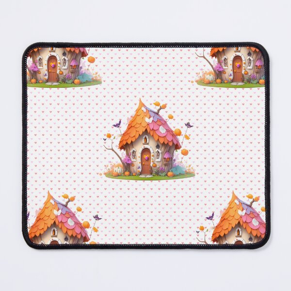 Item preview, Fairy House with Hearts designed and sold by ZanyPaintbrush.
