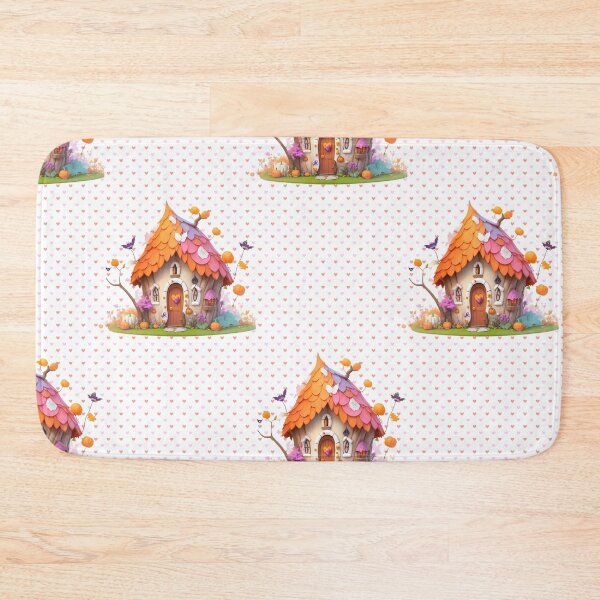 Item preview, Fairy House with Hearts designed and sold by ZanyPaintbrush.