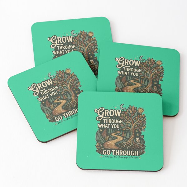 Item preview, Grow Through What You Go Through | Nature & Growth Inspirational Art designed and sold by coolstuff87.