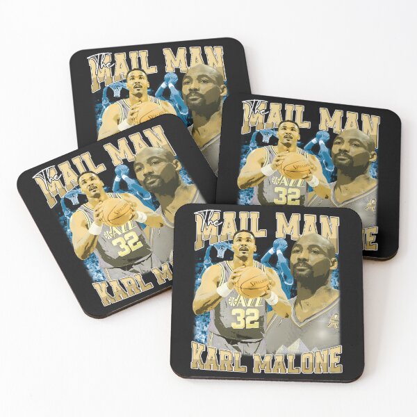 Item preview, KARL MALONE The Mail Man Basketball Legend Signature Vintage Retro 80s 90s Bootleg Rap Style  designed and sold by Perenelle.