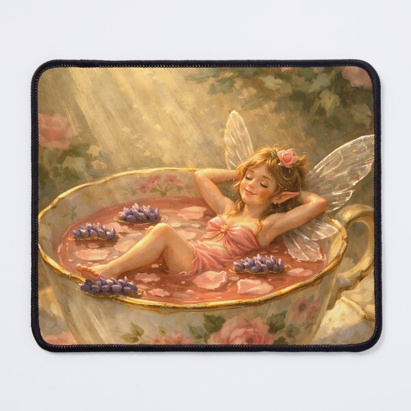 Item preview, Teacup Fairy Bath - Whimsical Cottagecore designed and sold by bapupa.