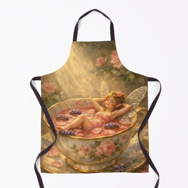 Item preview, Teacup Fairy Bath - Whimsical Cottagecore designed and sold by bapupa.