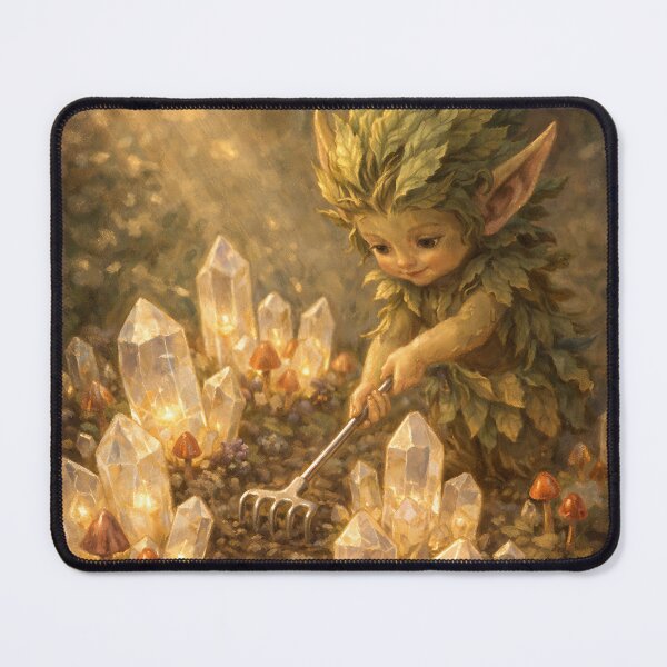 Item preview, The Crystal Gardener - Whimsical Cottagecore designed and sold by bapupa.