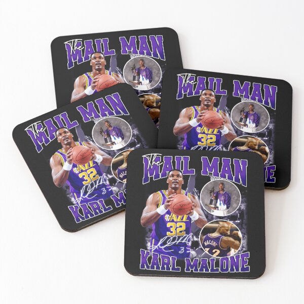 Item preview, KARL MALONE The Mail Man Basketball Legend Signature Vintage Retro 80s 90s Bootleg Rap Style e  designed and sold by Perenelle.