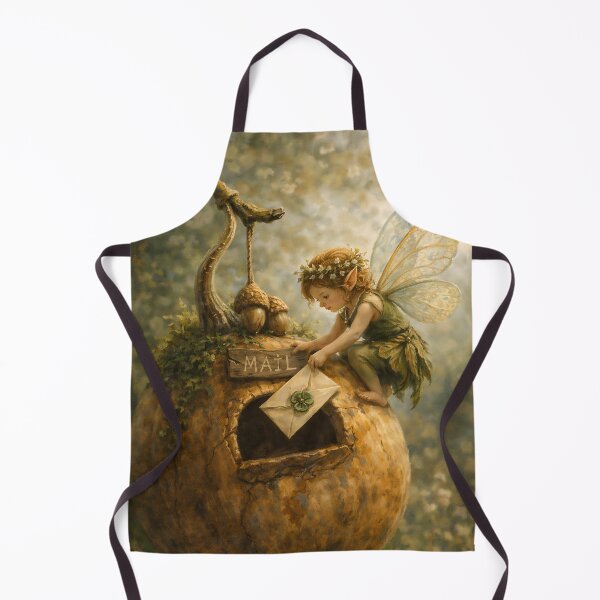 Item preview, The Mail-Carrier Sprite - Whimsical Cottagecore designed and sold by bapupa.