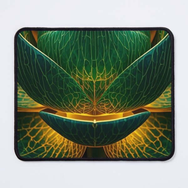 Item preview, Emerald Gold Lotus Mystical Botanical Art designed and sold by Quotable Gear.