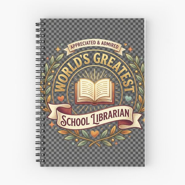 Item preview, School Librarian Enthusiast - Book Lover Library Teacher Design designed and sold by SkillShopMill.