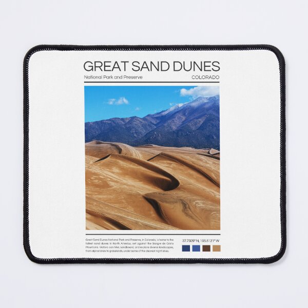 Item preview, Great Sand Dunes National Park and Preserve - Colorado designed and sold by StudioRedKoala.