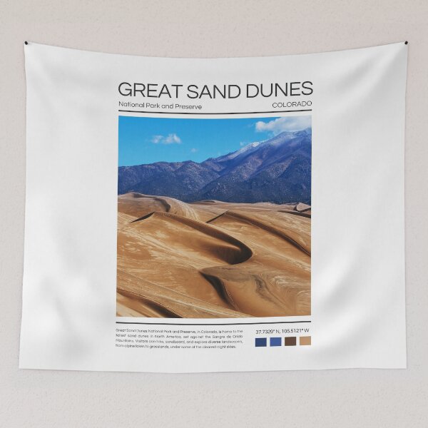 Item preview, Great Sand Dunes National Park and Preserve - Colorado designed and sold by StudioRedKoala.
