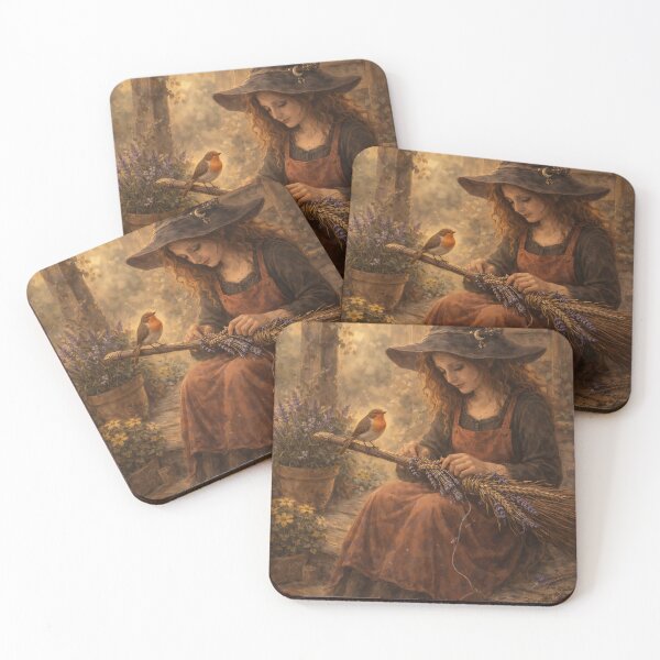 Item preview, Broomstick Maintenance - Witchy Cottagecore designed and sold by bapupa.