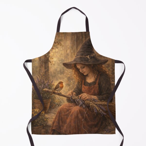 Item preview, Broomstick Maintenance - Witchy Cottagecore designed and sold by bapupa.