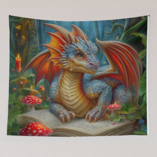 Item preview, The Dragon Who Loved Stories designed and sold by MyMagicalPlace.