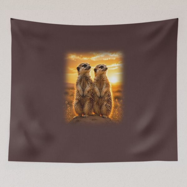 Item preview, Meerkats in Love - Looking to the Future Together designed and sold by Spirit75.
