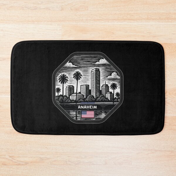 Item preview, Anaheim USA Linocut Style  designed and sold by Thistle-TShop.