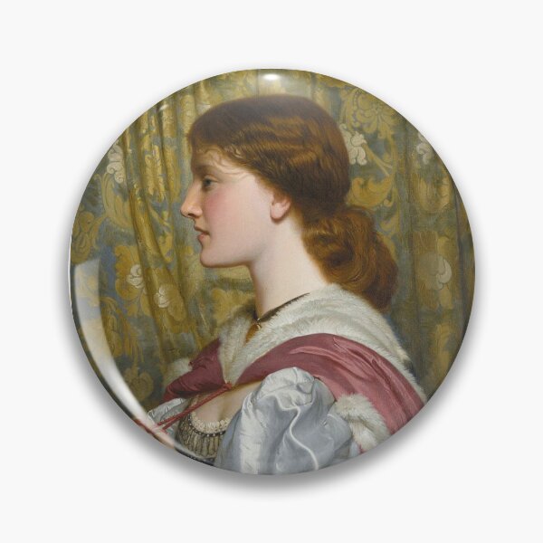 Item preview, Perugini, Silvia, pensive Victorian female portrait designed and sold by L'Atelier 1888.
