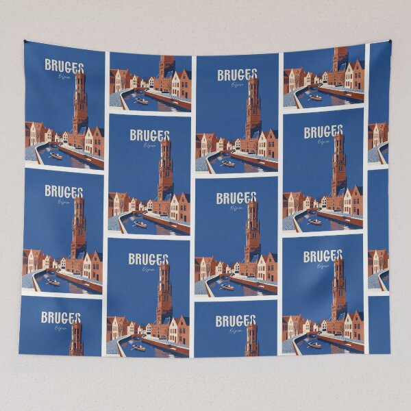 Item preview, Bruges Belgium Historic Belfry designed and sold by NeuralVibe.