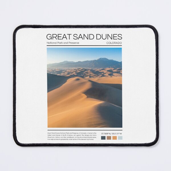 Item preview, Great Sand Dunes National Park and Preserve - Colorado designed and sold by StudioRedKoala.