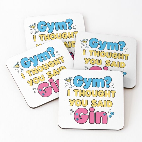 Item preview, Gym? I Thought You Said Gin designed and sold by MaciejErdon.