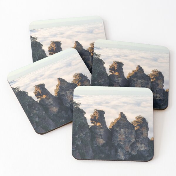 Item preview, Three Sisters Above the Clouds — Blue Mountains, NSW designed and sold by EmmaGraphy.
