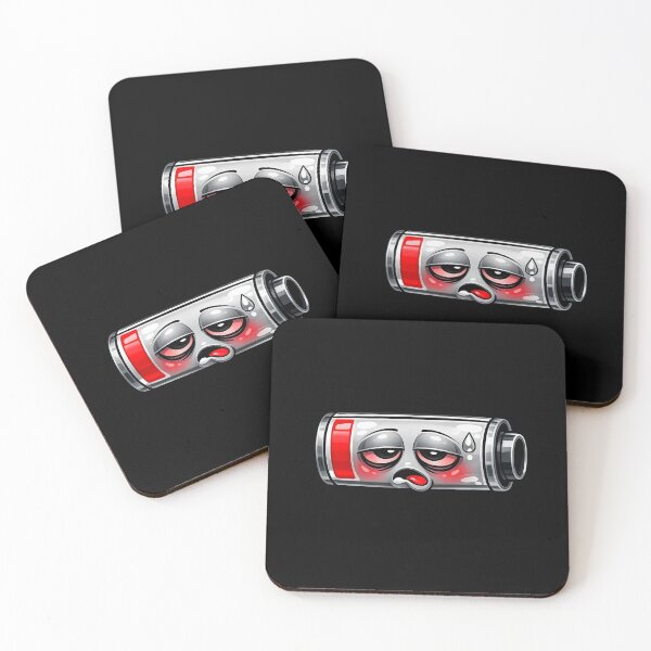 Item preview, Low Battery 3D – Exhausted Retro 90s Style Character designed and sold by Timeless Junction.