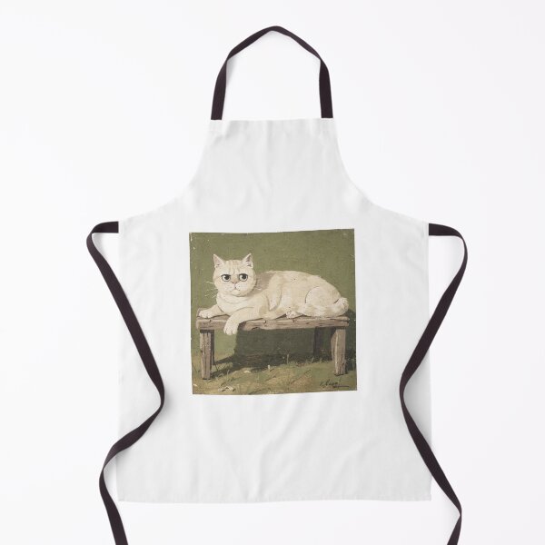 Item preview, Disappointed Cat Folk Art - Primitive Pet Portrait designed and sold by PictorialWhimsy.