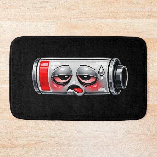 Item preview, Low Battery 3D – Exhausted Retro 90s Style Character designed and sold by Timeless Junction.
