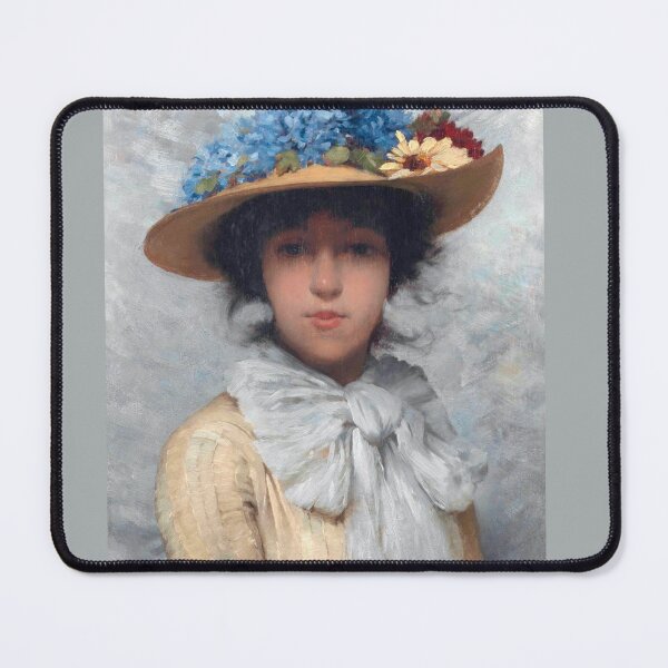Item preview, Pearce, summer elegance, white dress and straw designed and sold by L'Atelier 1888.