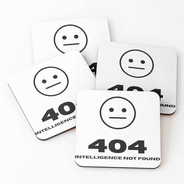 Item preview, Intelligence Not Found 404 Error Aesthetic Graphic designed and sold by KiraCreationism.