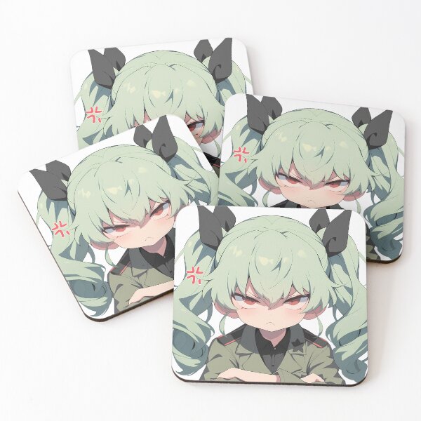 Item preview, Anchovy Girls Und Panzer Chibi Angry Arms Crossed designed and sold by 108Recordings.