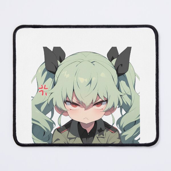 Item preview, Anchovy Girls Und Panzer Chibi Angry Arms Crossed designed and sold by 108Recordings.