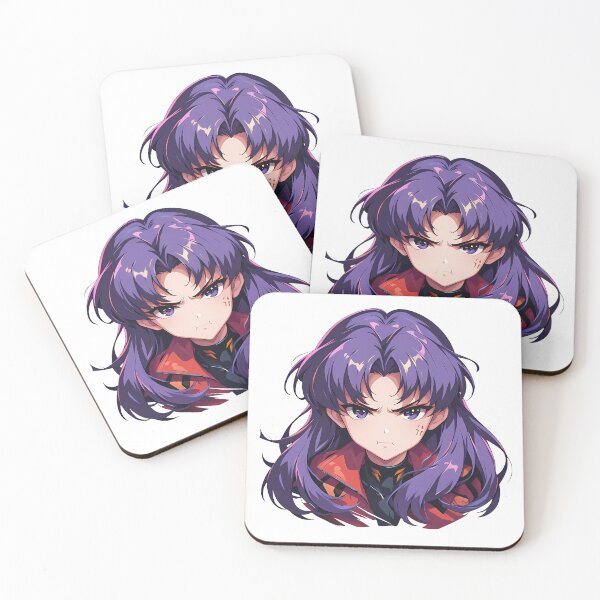 Item preview, Misato Katsuragi Neon Genesis Evangelion Chibi Fierce Stare designed and sold by 108Recordings.