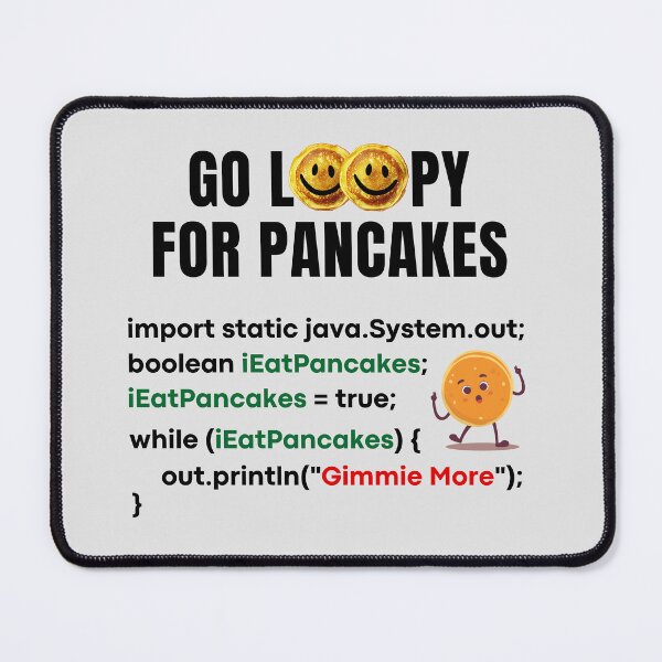 Item preview, Go Loopy For Hot Delicious Breakfast Pancakes. designed and sold by MPC-Mince-Pies.