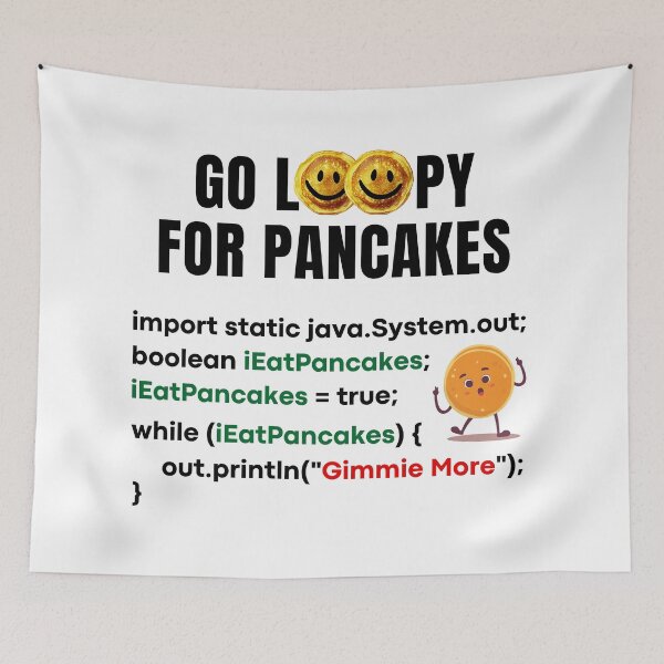 Item preview, Go Loopy For Hot Delicious Breakfast Pancakes. designed and sold by MPC-Mince-Pies.
