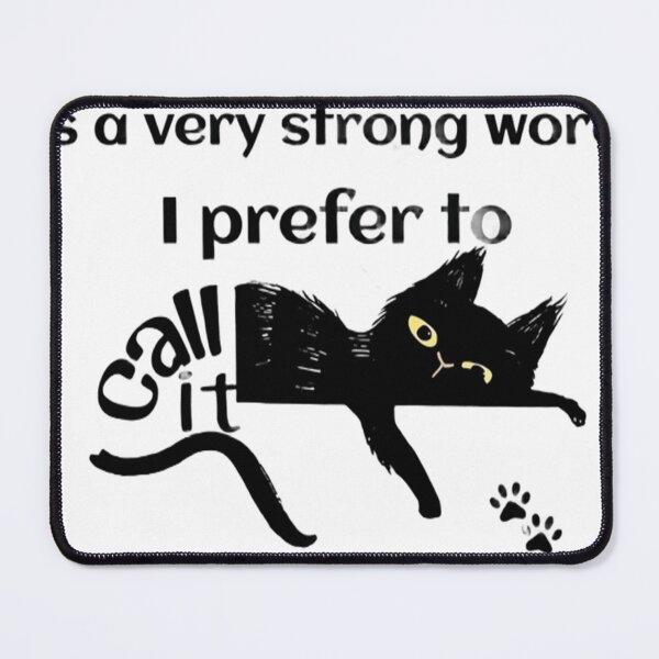 Item preview, Lazy is a strong word, I prefer selective participation cat designed and sold by JossDesign15.