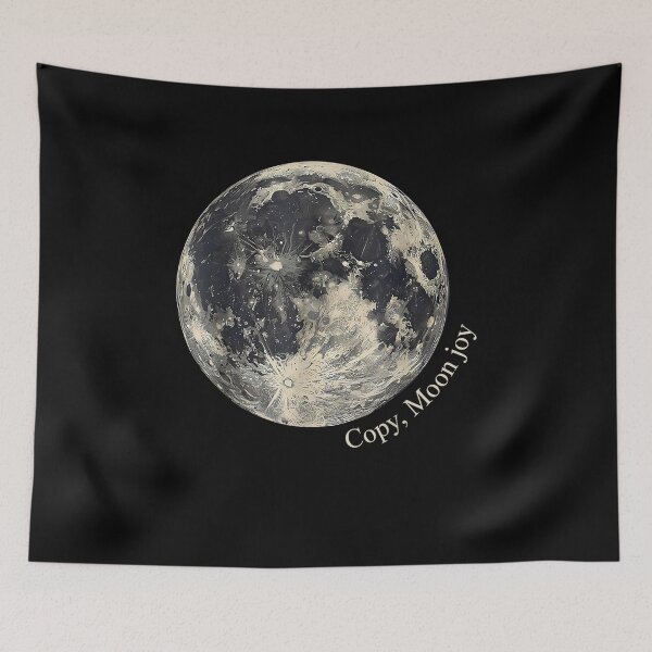 Item preview, Retro Copy Moon Joy Funny Lunar Quote Space Lover designed and sold by BareCrack.