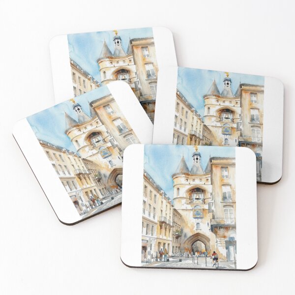 Item preview, Bordeaux Big Bell Watercolor designed and sold by caracatita75.