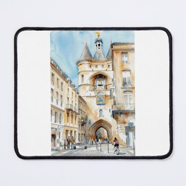Item preview, Bordeaux Big Bell Watercolor designed and sold by caracatita75.