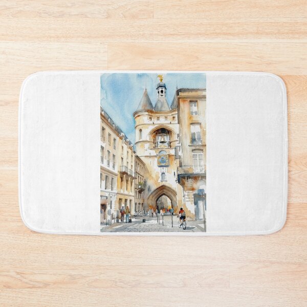 Item preview, Bordeaux Big Bell Watercolor designed and sold by caracatita75.