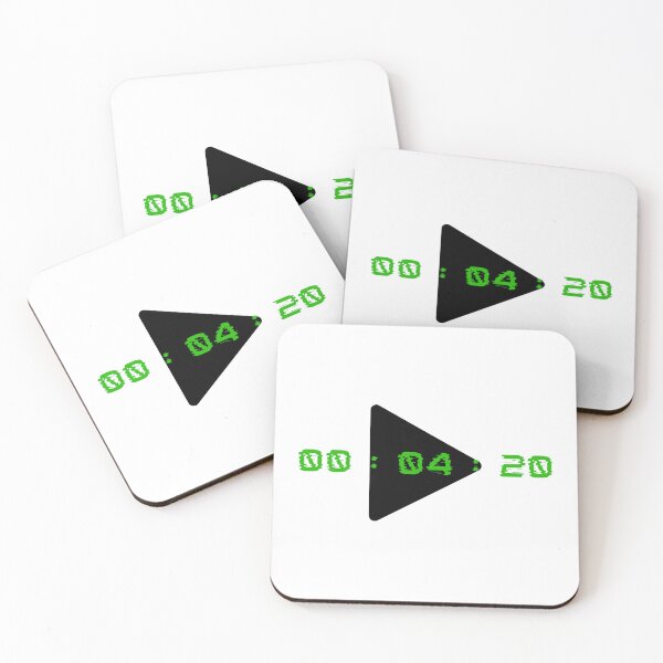 Item preview, 420 Glitch Play Button Retro Media Aesthetic designed and sold by KiraCreationism.