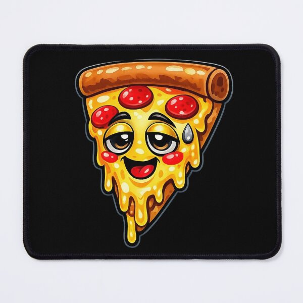 Item preview, Cheesy Pizza Slice 3D – Cute Retro 90s Cartoon Character designed and sold by Timeless Junction.