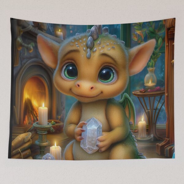 Item preview, The Cozy Crystal Dragon designed and sold by MyMagicalPlace.