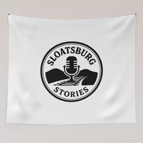 Item preview, Sloatsburg Stories Logo - black on transparent designed and sold by Blue Door Productions.