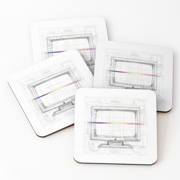 Item preview, Deconstructed CRT Blueprint Retro Tech Aesthetic designed and sold by KiraCreationism.