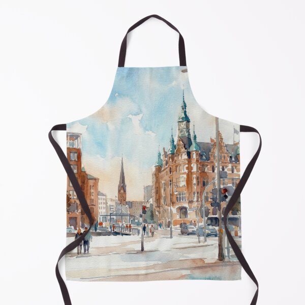 Artikelvorschau, Hamburger Speicherstadt-Aquarell entworfen und verkauft von caracatita75.