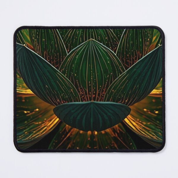 Item preview, Mystical Emerald Lotus with Liquid Gold Veins designed and sold by Quotable Gear.